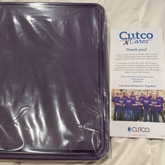 Cutco purple cutting board new - Picture 5 of 8